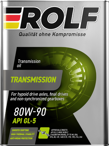 Масло трансмиссионное ROLF 80W-90 GL-5, 4л, картинка