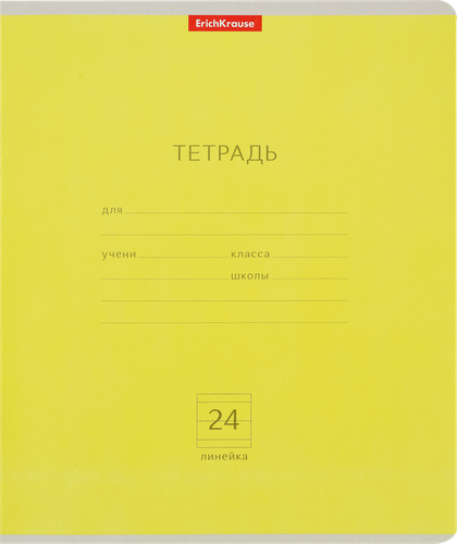 Тетрадь ученическая ERICHKRAUSE Классика, 24 листов Арт. 35333, вид