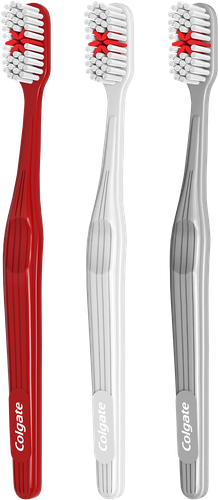 Зубная щетка COLGATE Макс Блеск, средней жесткости, 1+1, 2шт, фотография