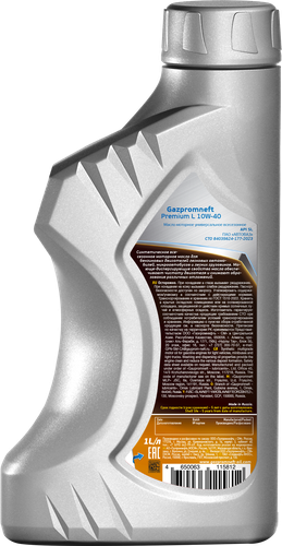 Масло моторное GAZPROMNEFT Premium L 10W-40 API SL/CF, Арт. 110626, 1л, фотография