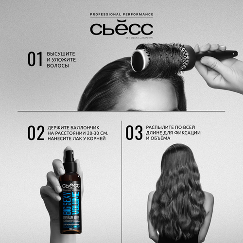 Спрей для укладки волос СЬЁСС Big Sexy Volume, 150мл, картинка