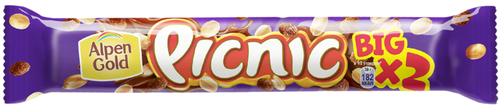 Шоколадный батончик PICNIC BIG, 76г, вид