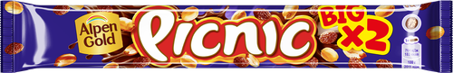 Шоколадный батончик PICNIC BIG, 76г, фото