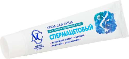 Крем для лица НЕВСКАЯ КОСМЕТИКА Спермацетовый, для сухой и нормальной кожи, 40мл, фотография