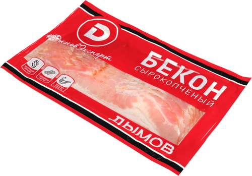 Бекон сырокопченый ДЫМОВ, нарезка, 200г, фотография