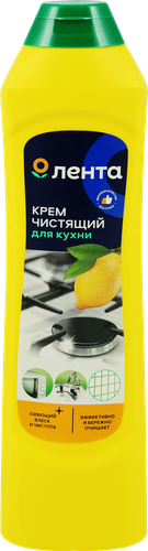 Крем для чистки плит и кухни ЛЕНТА Лимон, 500мл, фотография