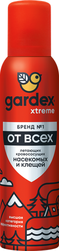 Аэрозоль-репеллент от летающих насекомых и клещей GARDEX Extreme, 150мл, картинка