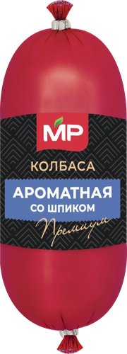 Колбаса вареная МЯСНИЦКИЙ РЯД Ароматная со шпиком, весовая, картинка