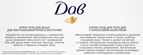 Набор подарочный ДАВ Забота и нежность для твоей кожи 2026, 30г+250мл, вид