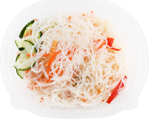 Фунчоза По-восточному с овощами ЛЕНТА FRESH, весовая, крупный план