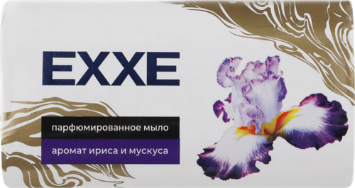Мыло твердое EXXE с ароматом Ириса и мускуса, парфюмированное, 140г, детальное фото