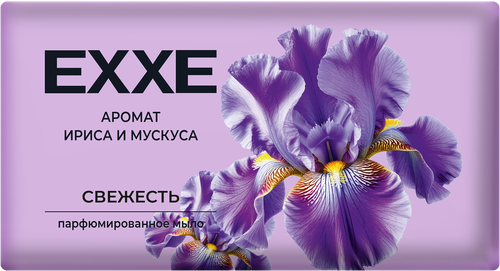 Мыло твердое EXXE с ароматом Ириса и мускуса, парфюмированное, 140г, детальное фото