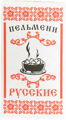 Пельмени МК ЧАЙКОВСКИЙ Русские, категория В, 800г, вид