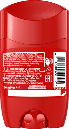 Дезодорант-стик мужской OLD SPICE WhiteWater, 50мл, крупный план