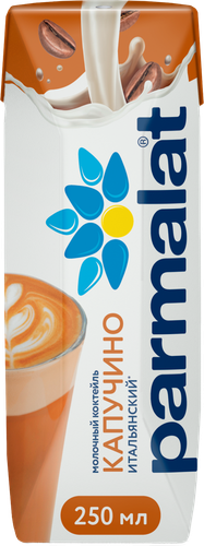 Коктейль молочный PARMALAT Капуччино 1,5%, без змж, 250г, фотография