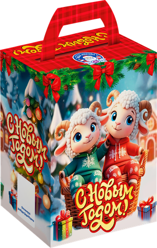 Подарок новогодний KONTI Кудряшка, 350г, крупный план