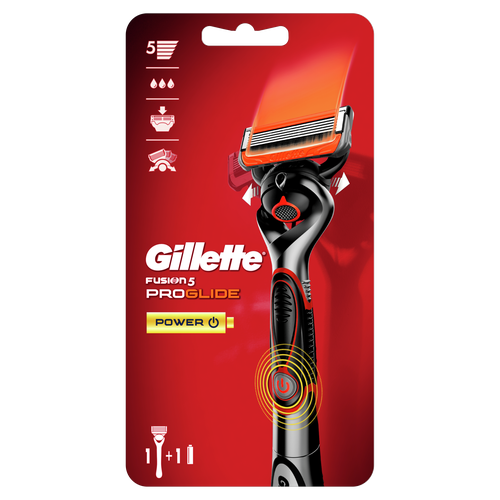 Бритва GILLETTE Fusion5 ProGlide Power Flexball, с 1 сменной кассетой, картинка