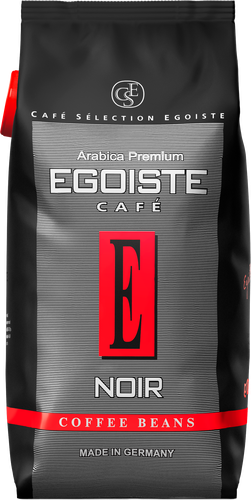 Кофе зерновой EGOISTE Noir, 1кг, крупный план