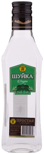 Водка ШУЙКА Простая рецептура 40%, 0.25л