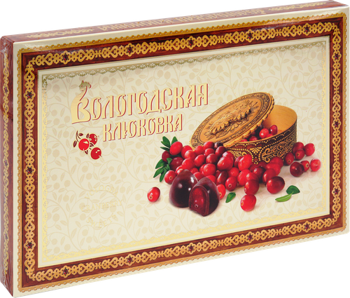 Конфеты КФ ВОЛОГДА Вологодская клюковка, 250г, изображение