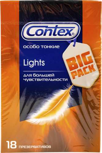 Набор CONTEX Презервативы Lights, 18шт, вид
