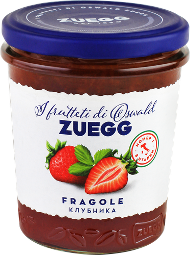 Конфитюр ZUEGG Клубника, экстра, 320г, картинка