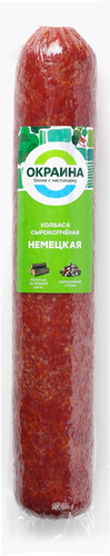 Колбаса сырокопченая ОКРАИНА Немецкая полусухая, весовая, детальное фото