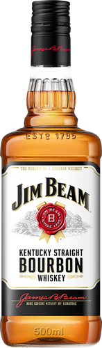 Виски JIM BEAM Бурбон зерновой 40%,  0.5л, картинка