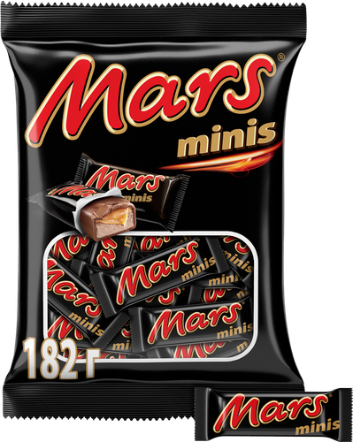 Конфеты MARS Minis c нугой и карамелью, 182г, изображение