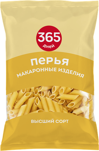 Макароны 365 ДНЕЙ Перья, группа В высший сорт, 400г, фото