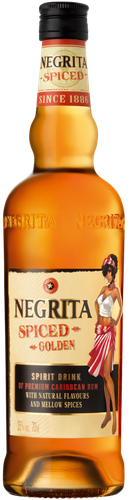 Напиток спиртной NEGRITA Spiced на основе рома 35%, 0.7л