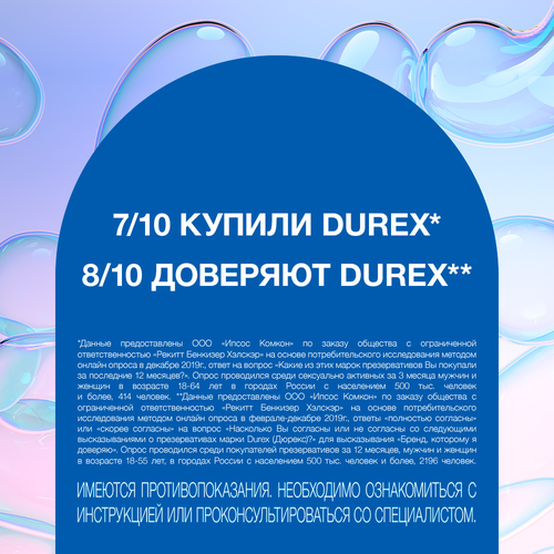 Презервативы DUREX Invisible, 12шт, крупный план