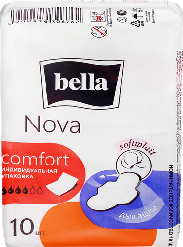 Прокладки гигиенические BELLA Nova Comfort, 10шт, фотография