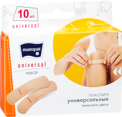 Пластыри MATOPAT Universal 19x76мм, 10шт, детальное фото