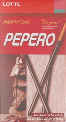 Соломка LOTTE Pepero Original в шоколаде, 47г, фотография