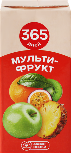 Нектар 365 ДНЕЙ Мультифруктовый, 0.95л, крупный план