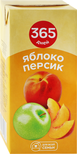 Нектар 365 ДНЕЙ Яблочно-персиковый, 0.95л, фото
