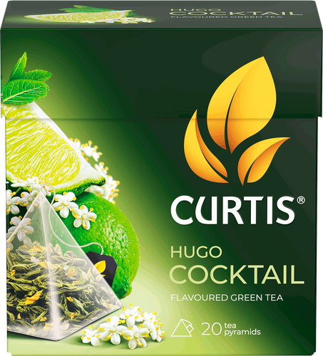 Чай зеленый CURTIS Hugo Cocktail, 20х1,8г, фото