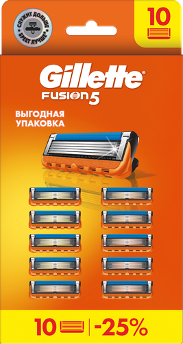 Кассеты GILLETTE FUSION 5 для мужской бритвы, 5 лезвий, детальное фото