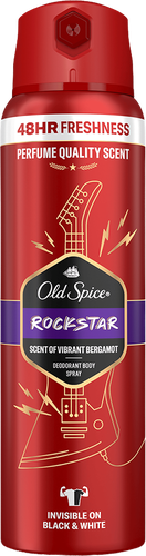 Дезодорант-спрей мужской OLD SPICE Rockstar, 150мл, крупный план