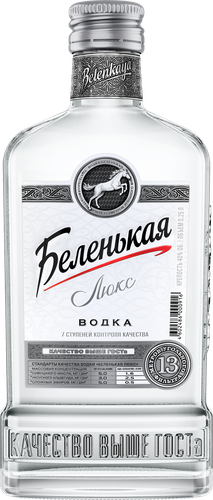 Водка БЕЛЕНЬКАЯ Люкс 40%, 0.25л, фотография