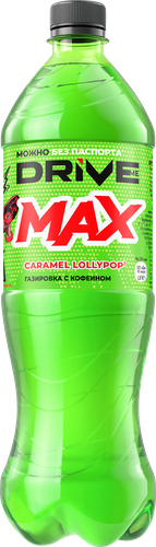 Напиток энергетический DRIVE ME Max сильногазированный, 1л, крупный план