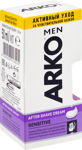 Крем после бритья ARKO Men Sensitive, 50мл, вид