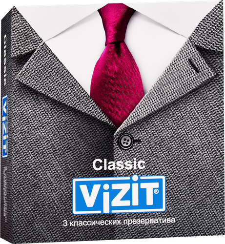 Презервативы VIZIT Classic Классические, 3шт, картинка
