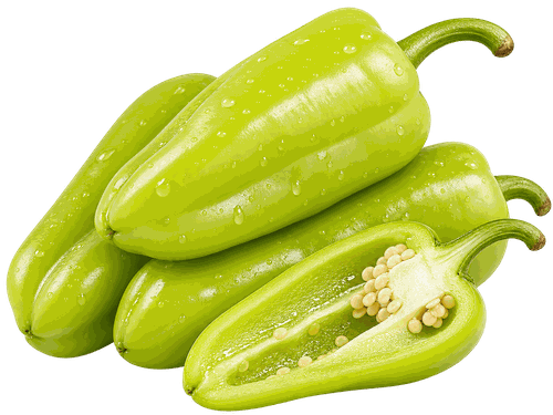 Перец Ласточка, весовой, крупный план