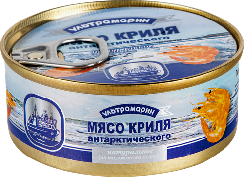 Мясо криля УЛЬТРАМАРИН натуральное, 105г, детальное фото