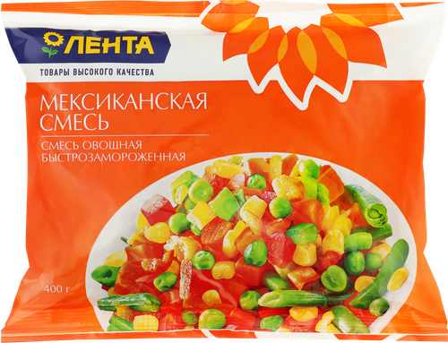 Смесь овощная ЛЕНТА Мексиканская, 400г, изображение