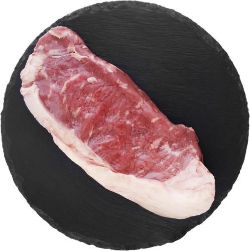 Стейк из мраморной говядины МИРАТОРГ Стриплойн Black Angus, 320г, изображение