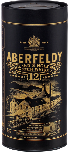 Виски ABERFELDY Шотландский солодовый 12 лет 40%, п/у, 0.7л, вид