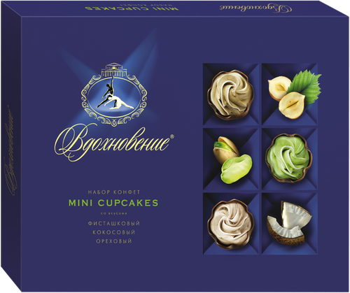 Набор конфет ВДОХНОВЕНИЕ Mini Cupcakes, 165г, картинка